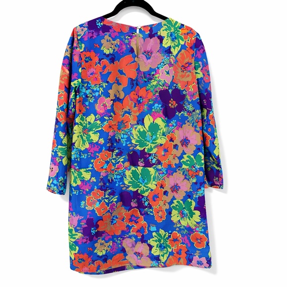 J. Crew Ashbury Jules Multicolour Floral Shift Dress with Pockets - Picture 2 of 12